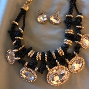 Necklace and earrings set (costume)